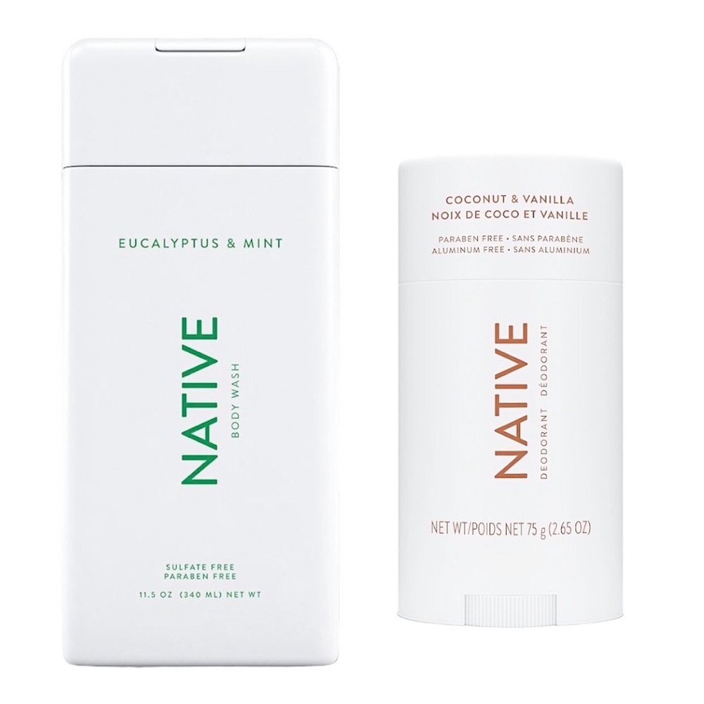 NATIVE BODY WASH & DEODORANT - BRAND NEW